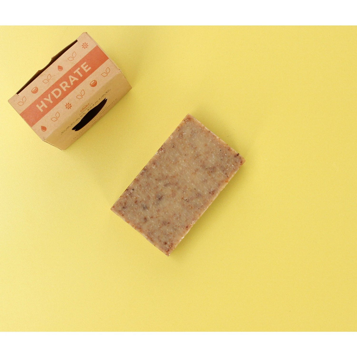 Cacao Disiac natural soap | Skin Hydrate uit de verpakking